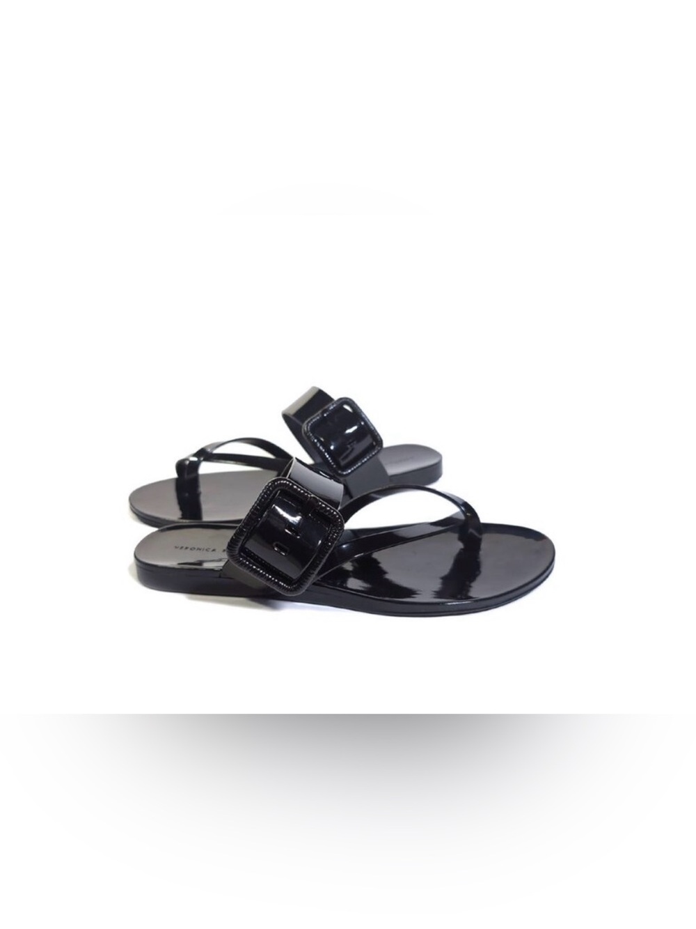 Veronica Beard Salva Black Jelly Sandals